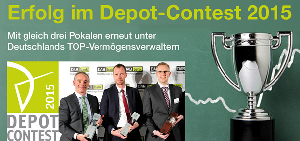 Erfolg im Depot-Contest 2015