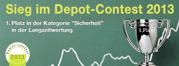 Sieg im Depot-Contest 2013