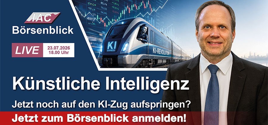 Börsenblick: Iran-Krieg - jetzt anmelden
